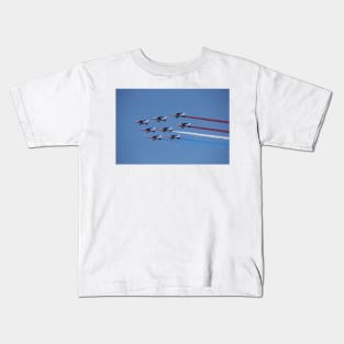 Patrouille de France over Yorktown, Virginia Kids T-Shirt